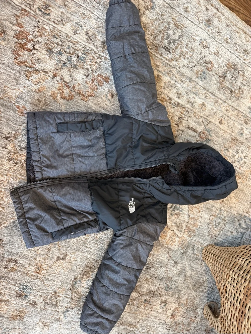 The North Face 2T Reversible Fleece-Lined Hooded Jacket